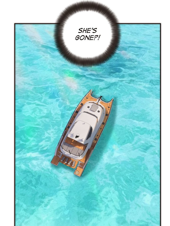 The Mermaid I Met by Getting Fired: The boat from above, and no one in the water: “She’s gone?!”