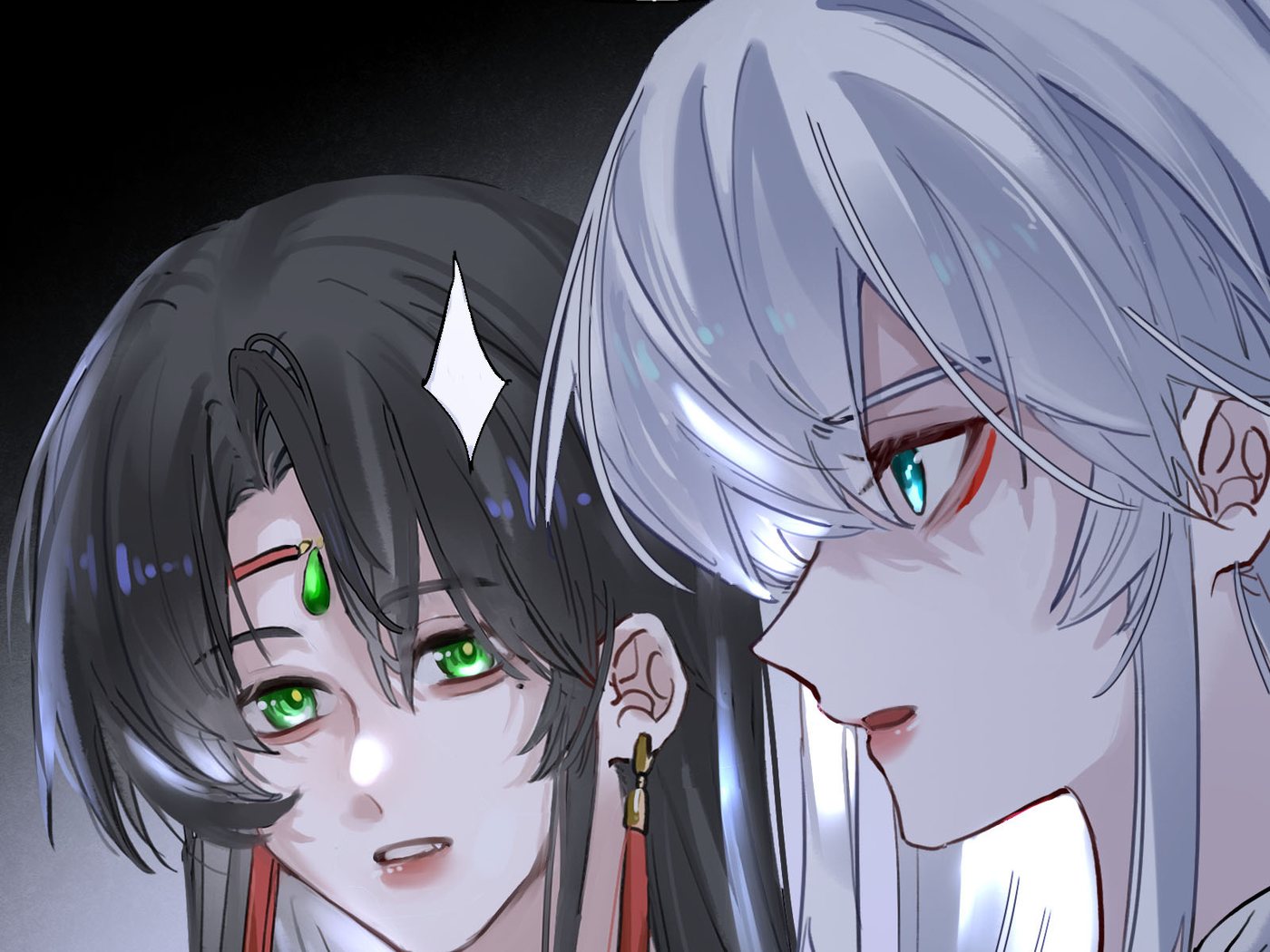 Lan Qinghe laughs while Ji Linxue leans in beside her, Ch. 12 of Have No Fear, Shijie’s Here!