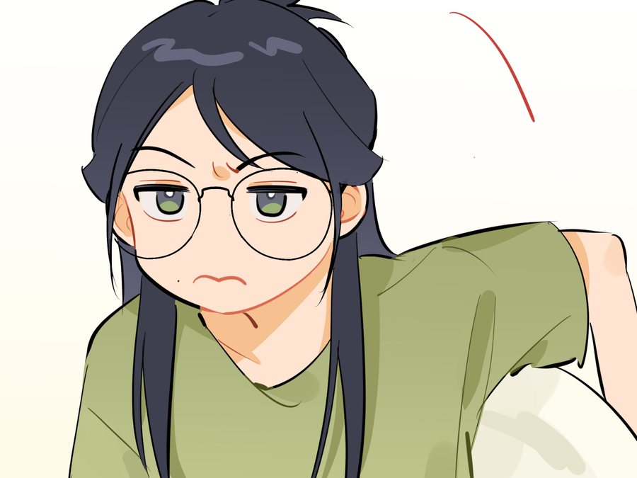 Jian Le scowling over her work, Submission Time! Yes or Yes? Episode 1