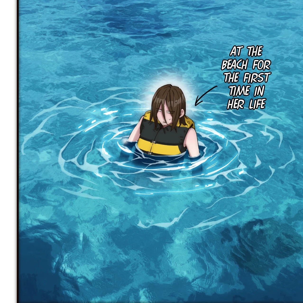 The Mermaid I Met by Getting Fired: She floats alone in a life jacket: at the beach for the first time in her life
