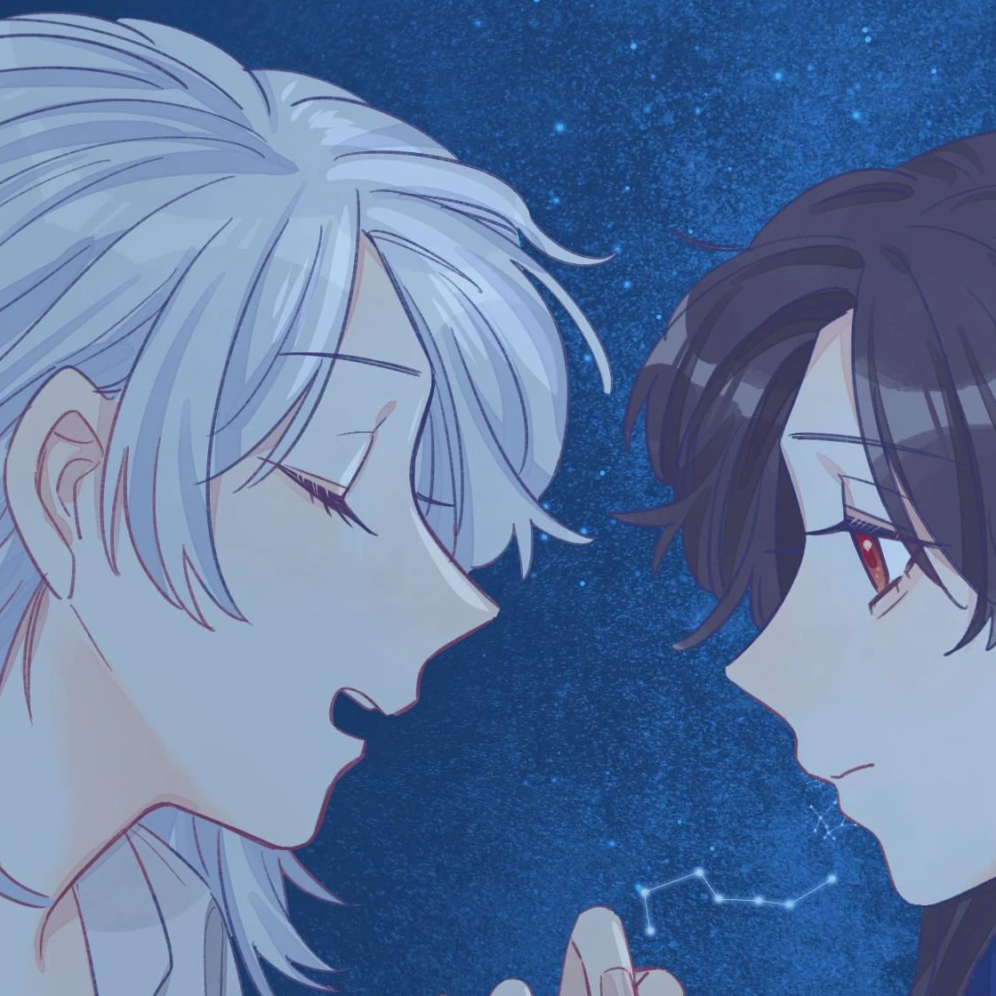 Straight Girl Trap: Zhou Yuanyou and Zhan Ying face to face under a starry sky