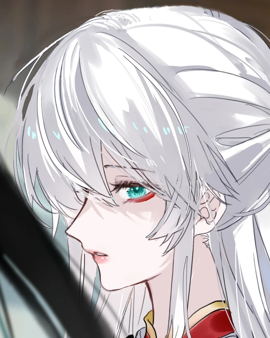 Ji Linxue looks back over her shoulder, saber on her back