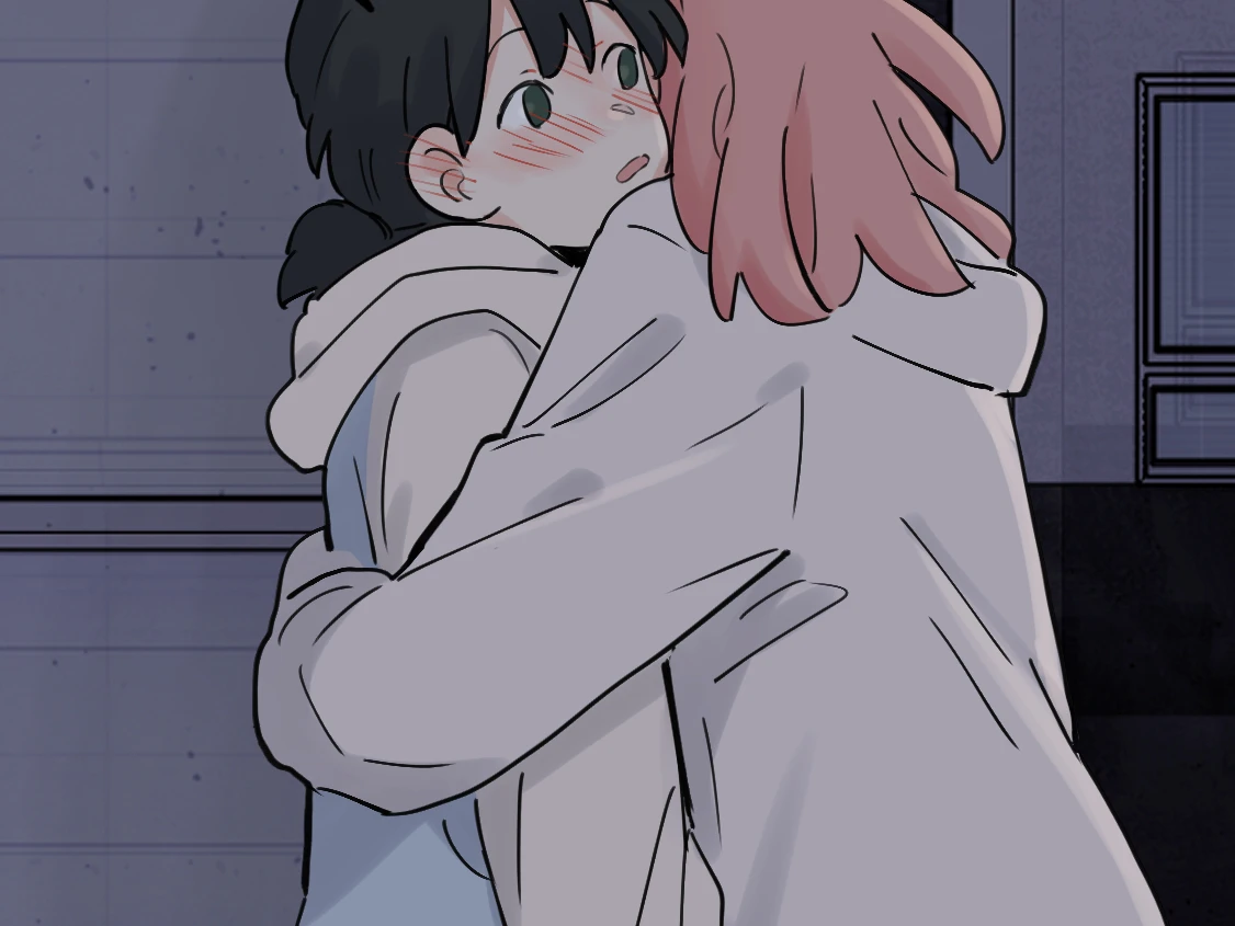 I Got Blackmailed by the Green Tea Bitch in Class: The two hold each other at night
