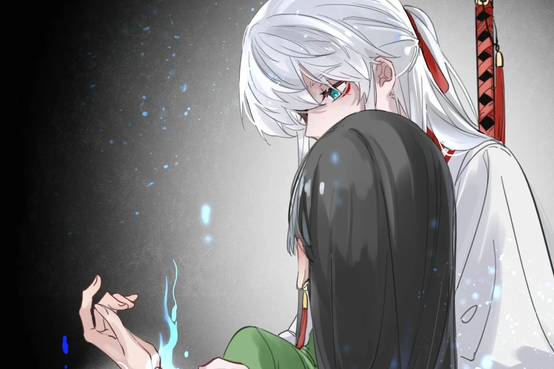 Ji Linxue holds Lan Qinghe’s glowing hand