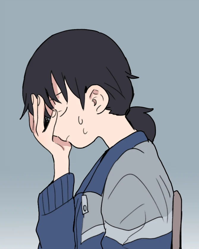 Lin Luxi, head in her hand, a bead of sweat on her temple, I Got Blackmailed by the Green Tea Bitch in Class Chapter 1