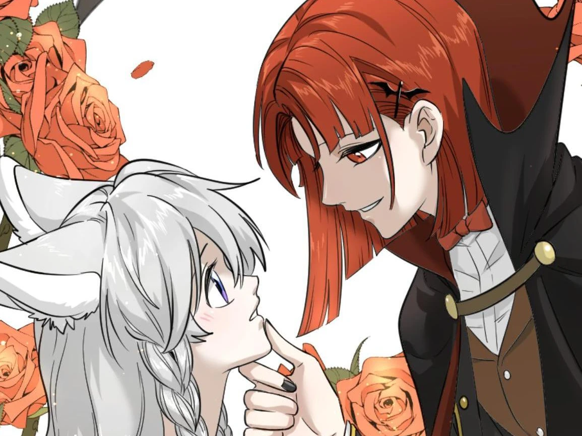 My Food Looks Very Cute: Maria tips up Xing Lan’s chin among orange roses