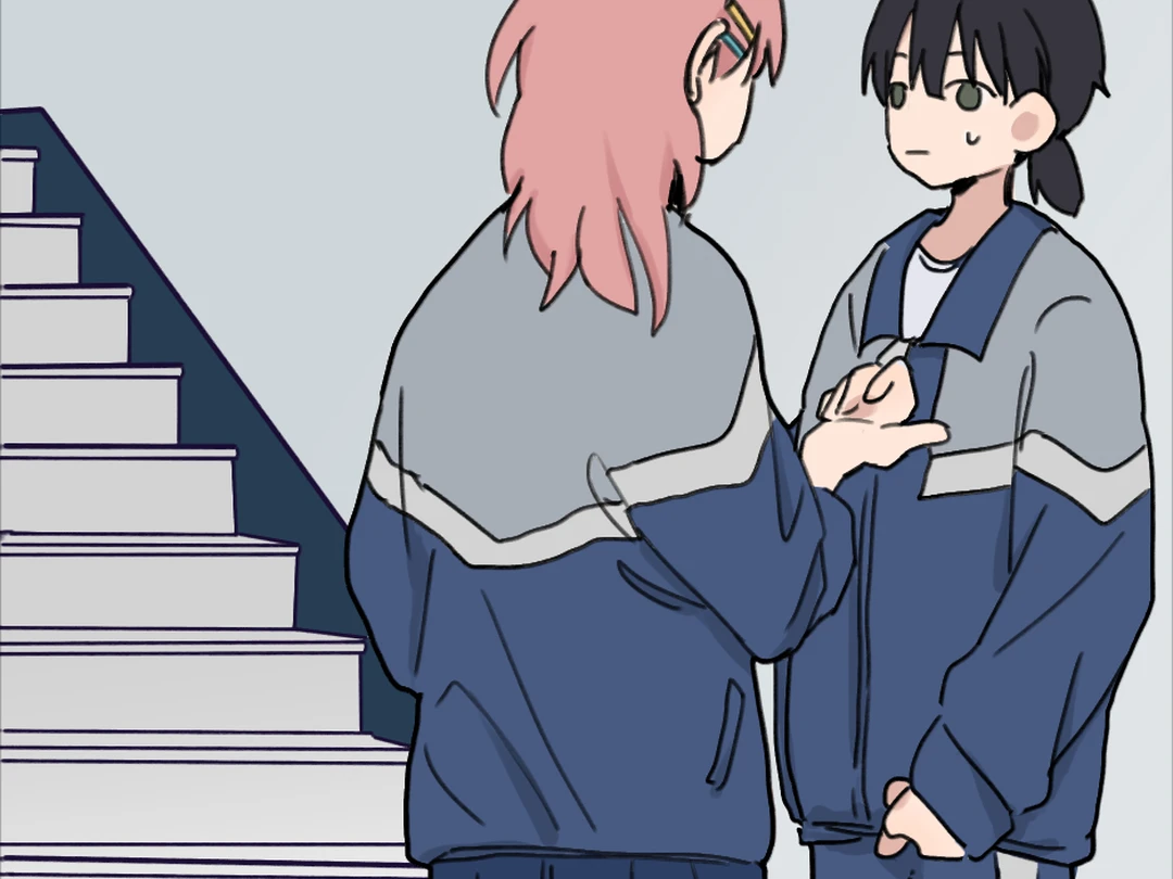 Tongtong corners Lin Luxi at the top of the stairs, I Got Blackmailed by the Green Tea Bitch in Class Chapter 1