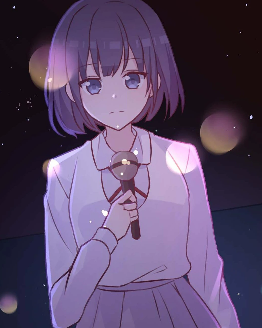 Gu An holding a microphone under KTV lights, Seeing Xinghuo Again