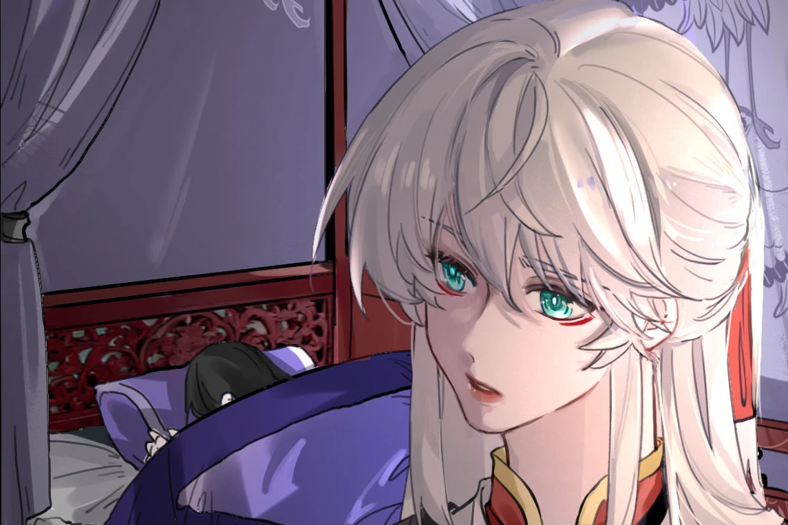 Ji Linxue keeps watch while Lan Qinghe sleeps